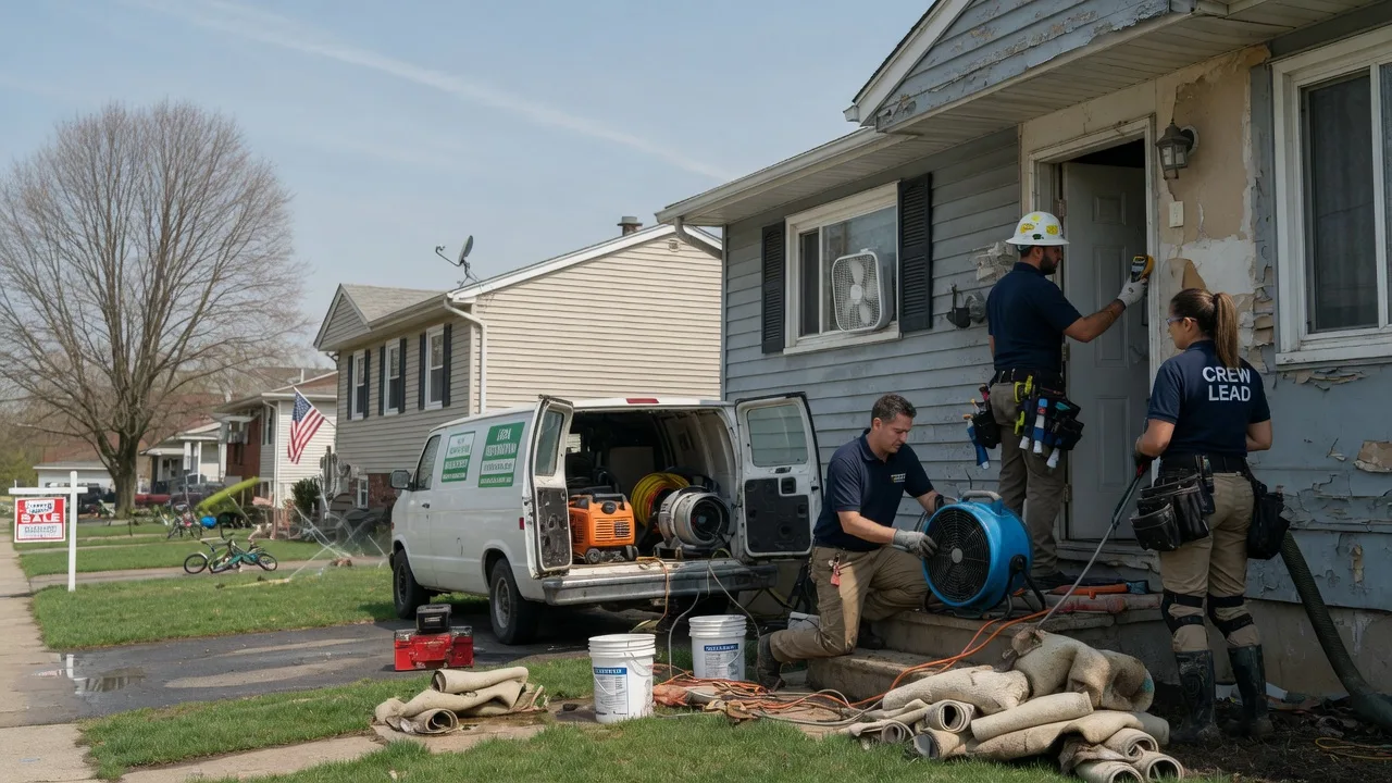 Flood Cleanup in Middletown, NJ near me